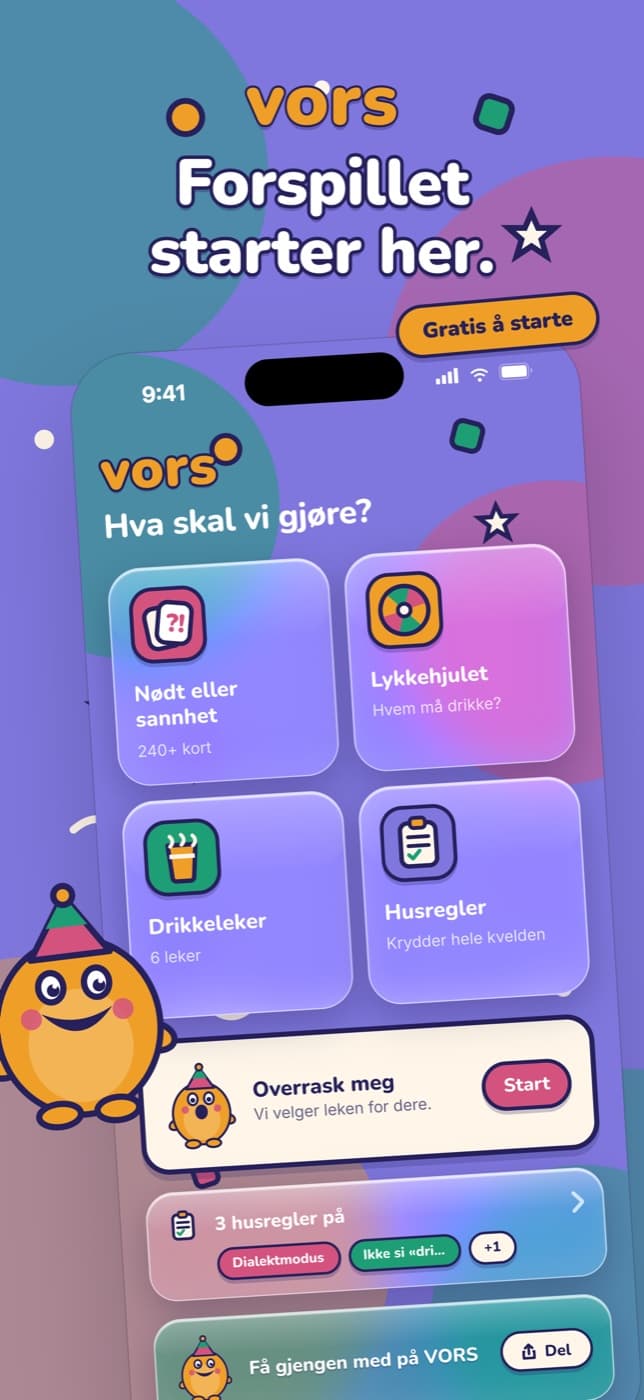Forspillet starter her